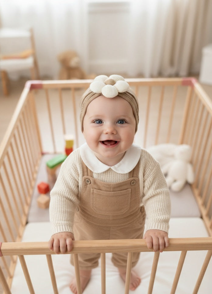 Wrap haarband - 𝐵𝑙𝑜𝑒𝑚 𝑏𝑟𝑢𝑖𝑛