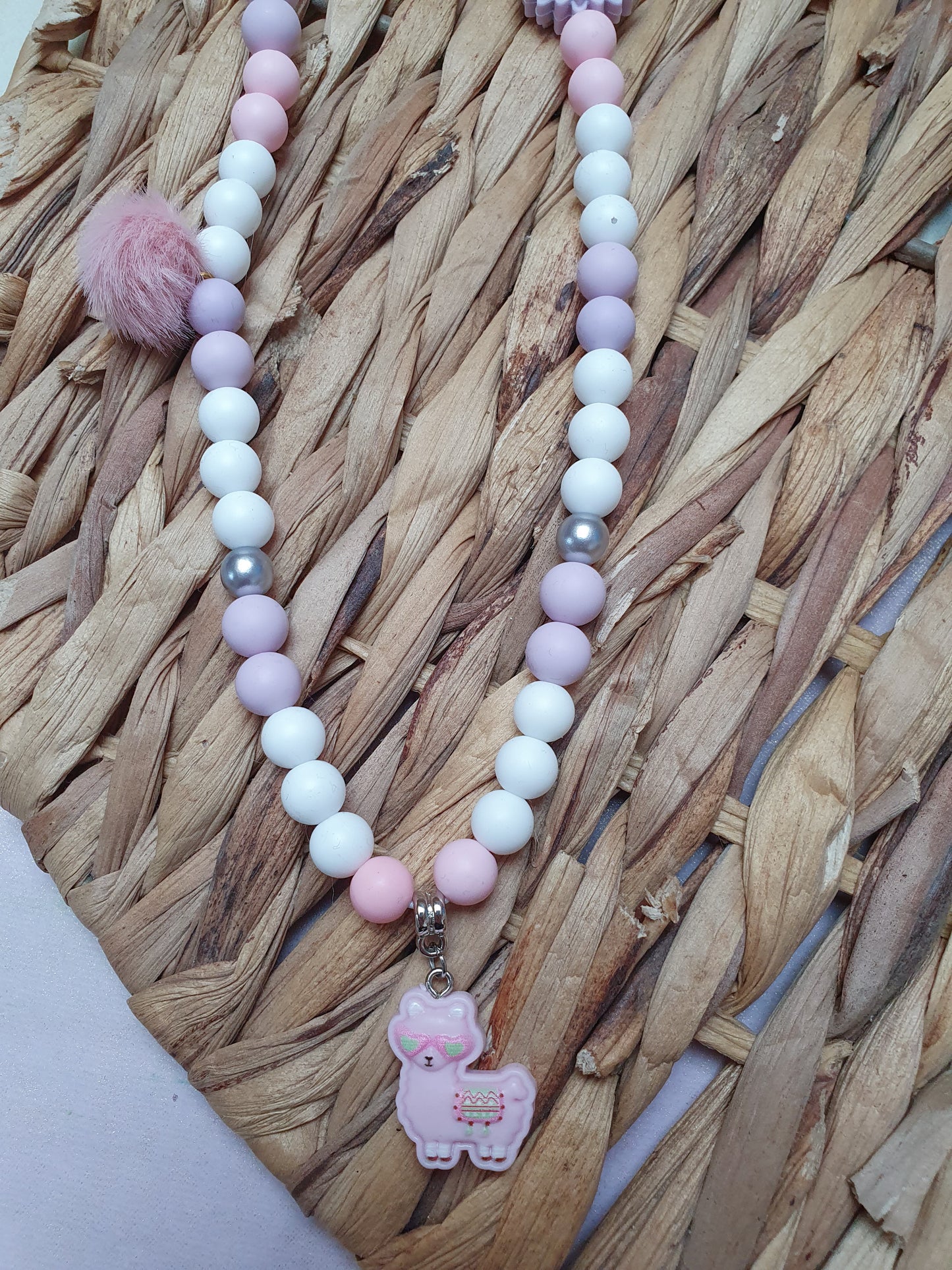 Set ketting met elastiekjes - Alpaca