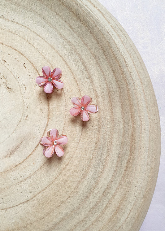 Haarclips - Petal Pearl Peach