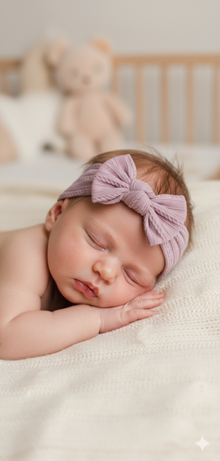 Knoop haarband - 𝑀𝑎𝑢𝑣𝑒