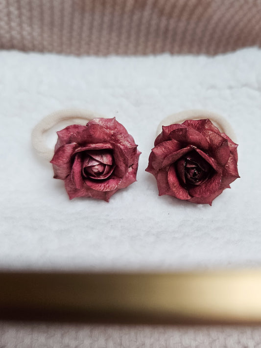 Elastiekjes - Rose Burgundy