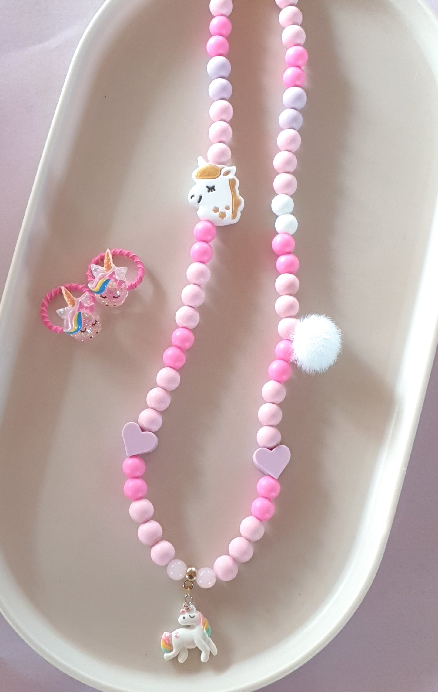 Set ketting met elastiekjes - 𝑈𝑛𝑖𝑐𝑜𝑟𝑛