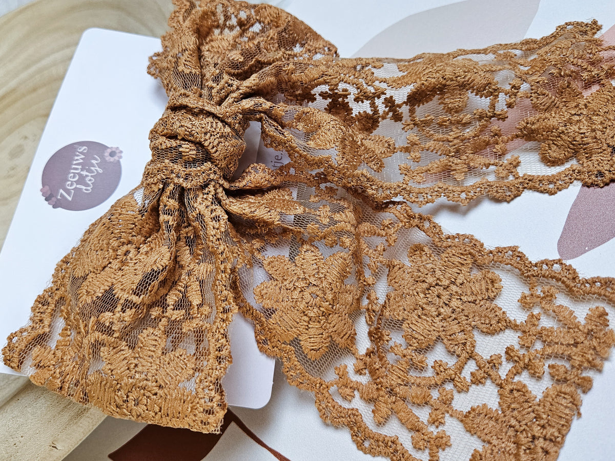 Grote strik XXL - Vintage Caramel