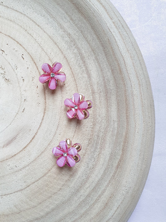 Haarclips - Petal Pearl Berry blossom