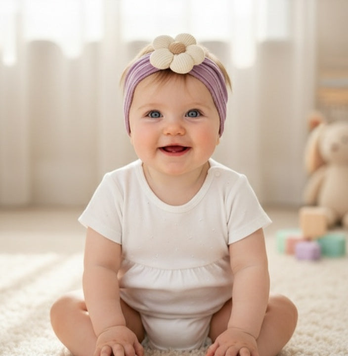 Wrap haarband - 𝐵𝑙𝑜𝑒𝑚 𝑚𝑎𝑢𝑣𝑒