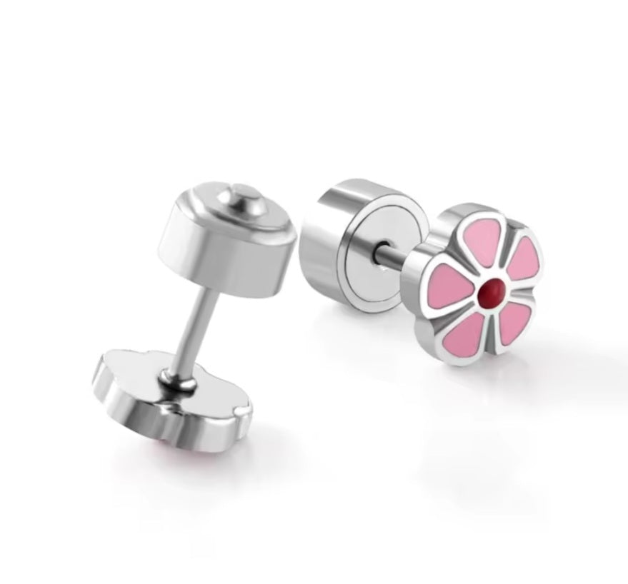 Flower Power Oorknopjes