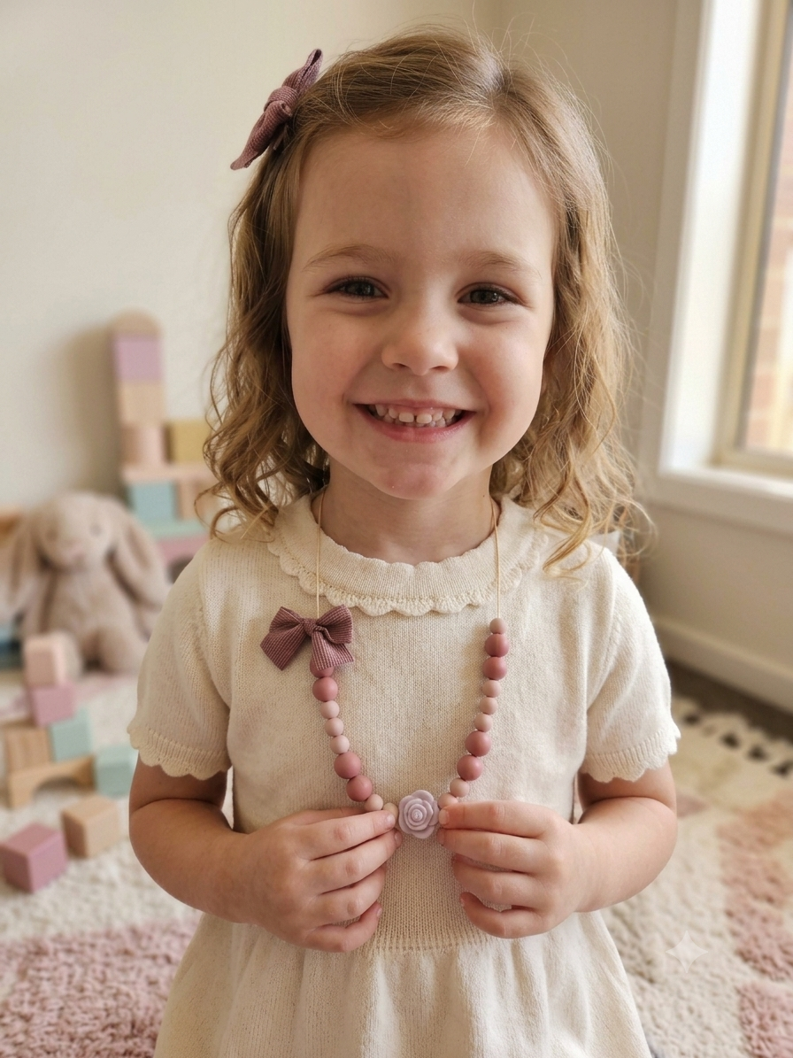 Kinderketting - Rose & Bow