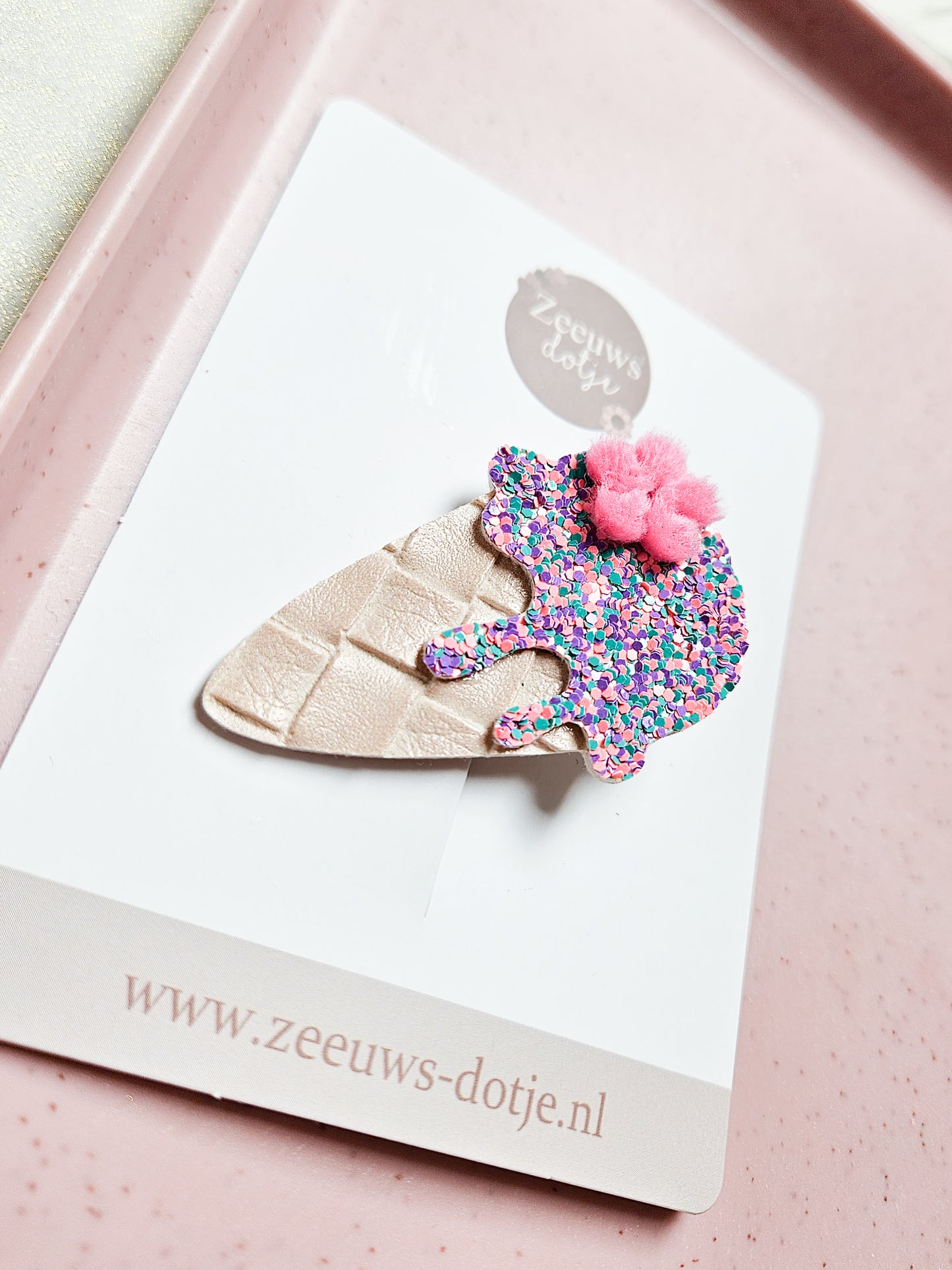 Stel zelf samen - Glitter Ijsje