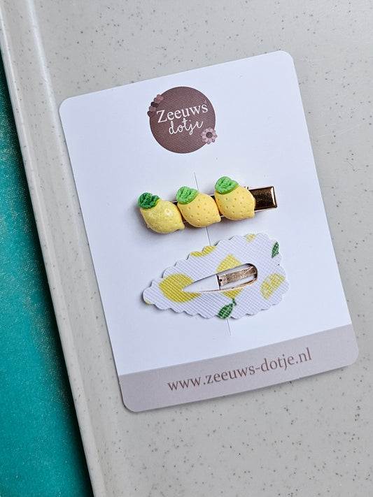Setje Haarspeldjes - Lemon Fresh
