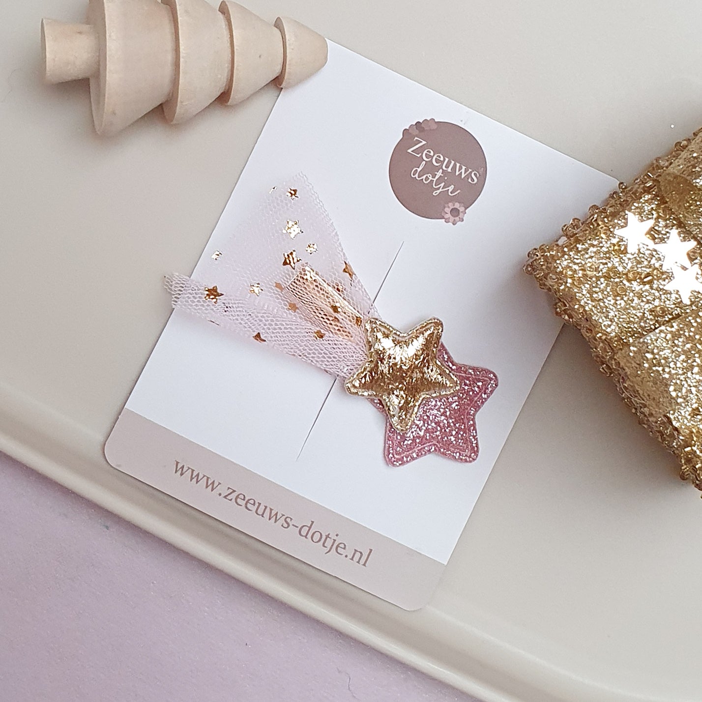 Haarclip - 𝑆𝑡𝑎𝑟𝑠 𝑟𝑜𝑧𝑒