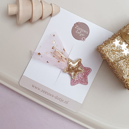 Haarclip - 𝑆𝑡𝑎𝑟𝑠 𝑟𝑜𝑧𝑒