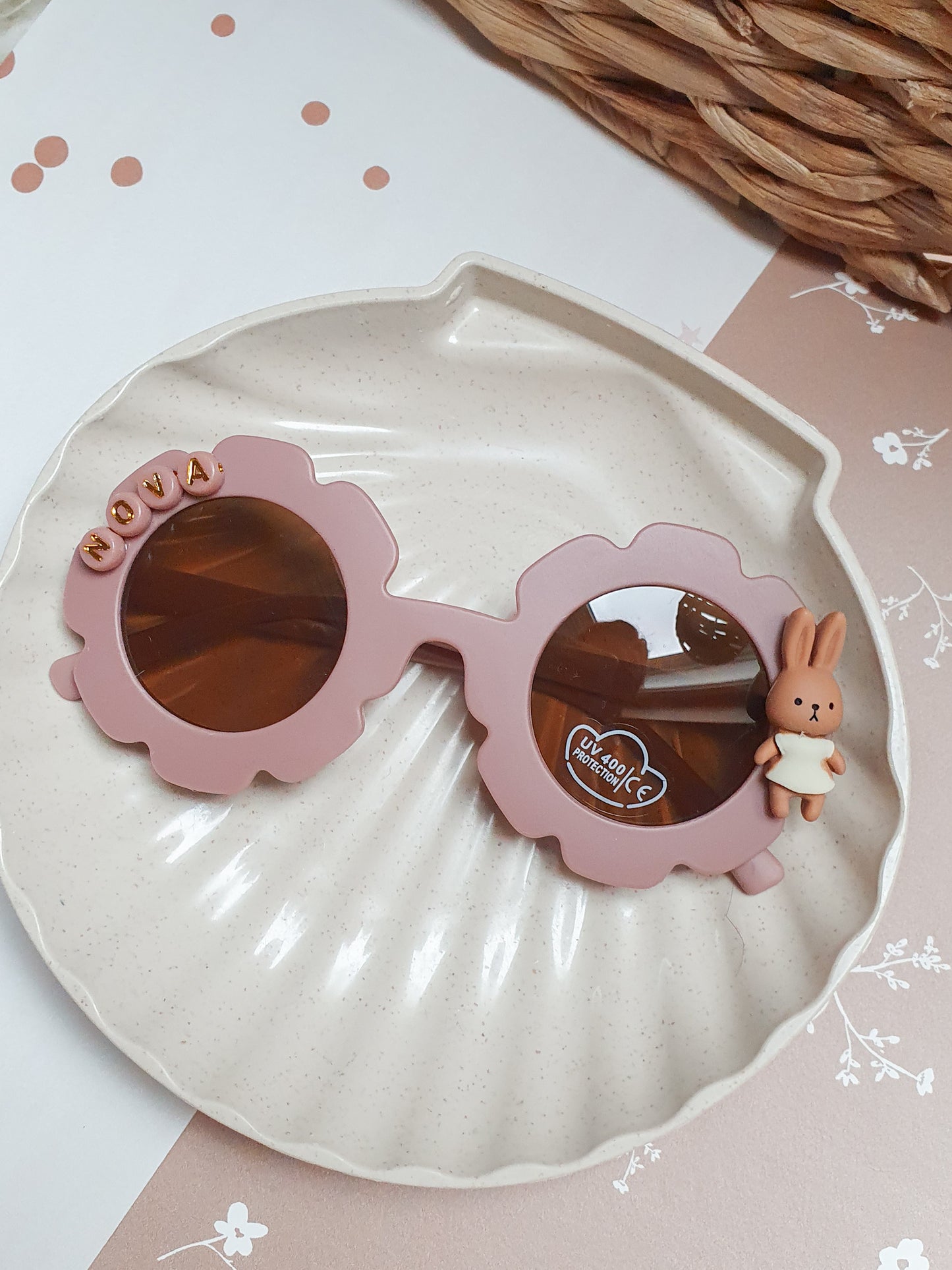 Zonnebril met naam - Haasje