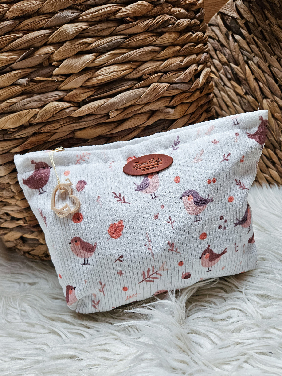 Multifunctioneel etui/ tasje vogelvriendjes