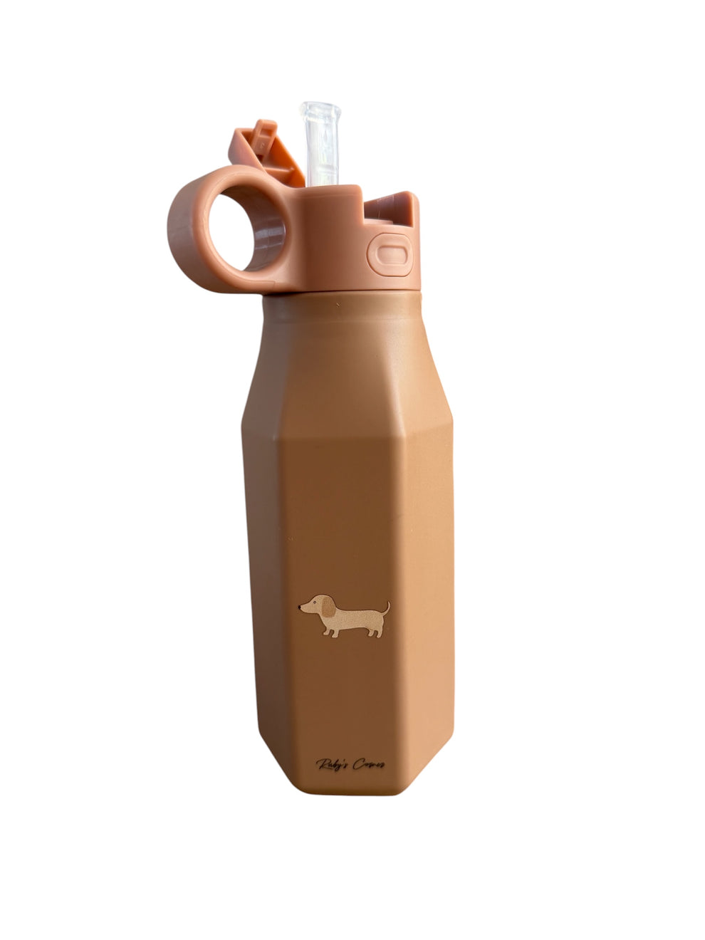 Drinkfles - 350 ml, Teckel Bruin
