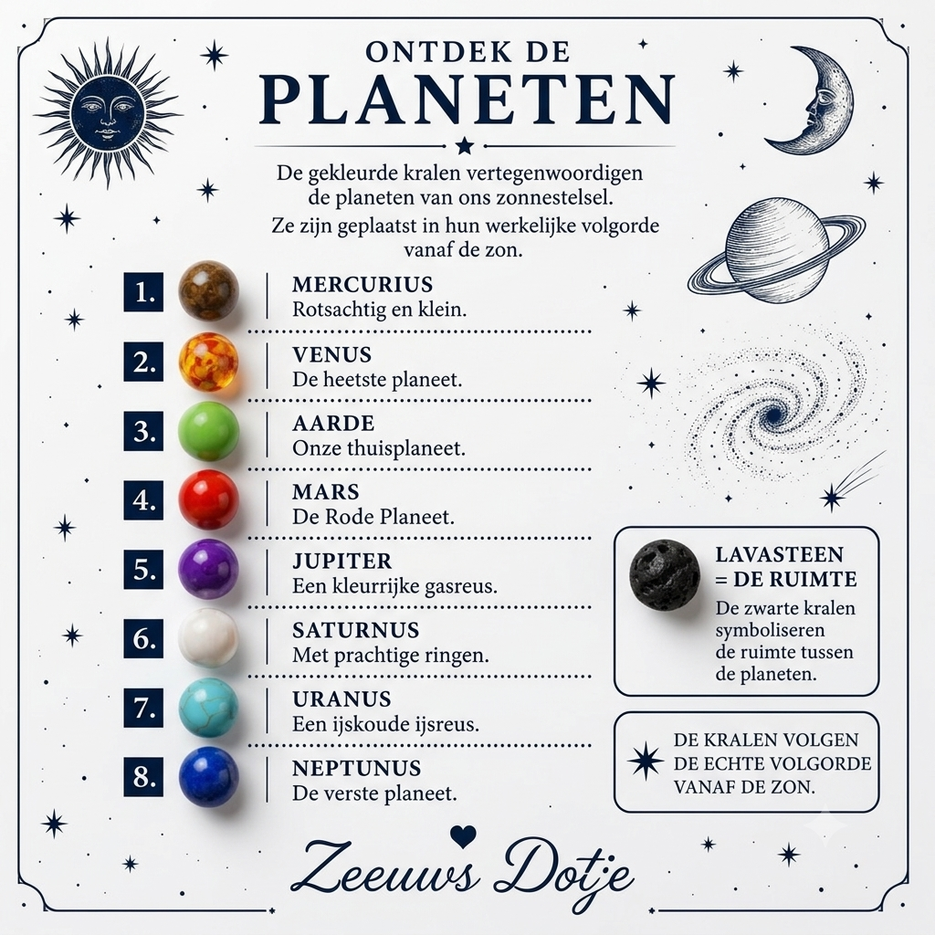 Jongensarmband - Leer alles over het Zonnestelsel