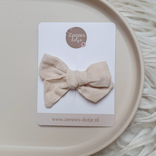 Haarclip - 𝐿𝑖𝑛𝑛𝑒𝑛 𝑠𝑡𝑟𝑖𝑘 𝐶𝑟é𝑚𝑒