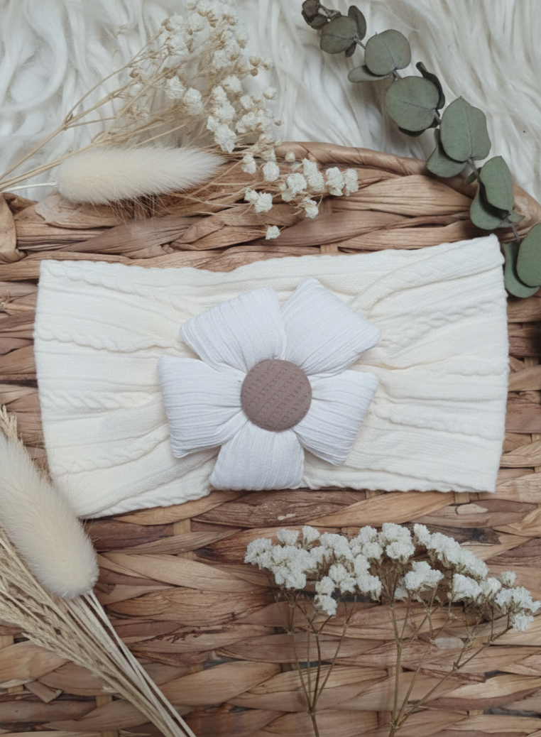 Haarbandje - Sand & Cream