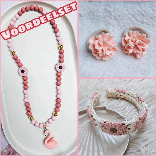 Voordeelset - Boho Flamingo