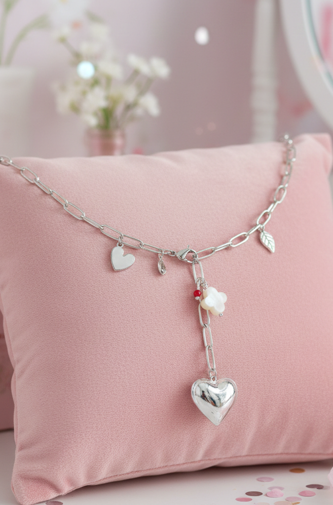 Ketting - To my heart silver