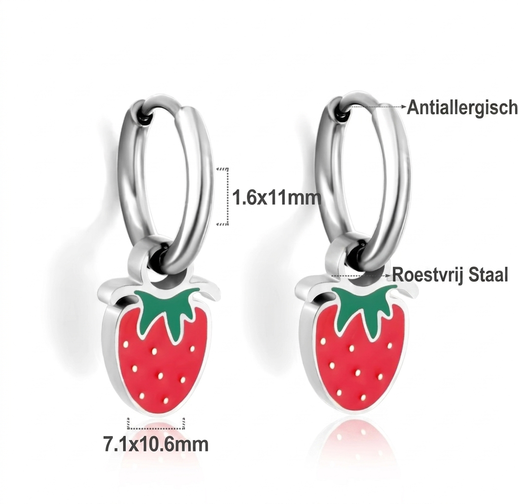 Kinderoorbellen - Strawberry 🍓