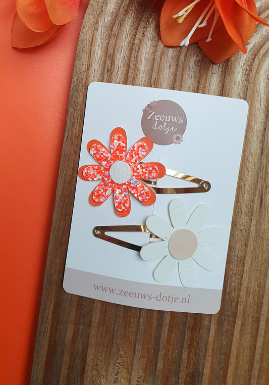 Setje - Summer daisy & Orange sparkle