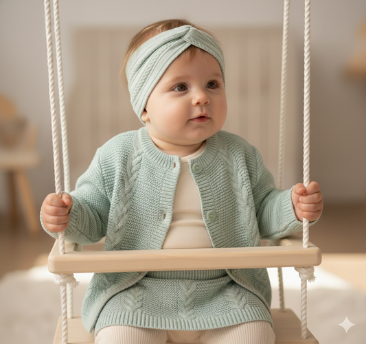 Wrap haarband - 𝑀𝑖𝑛𝑡𝑔𝑟𝑜𝑒𝑛