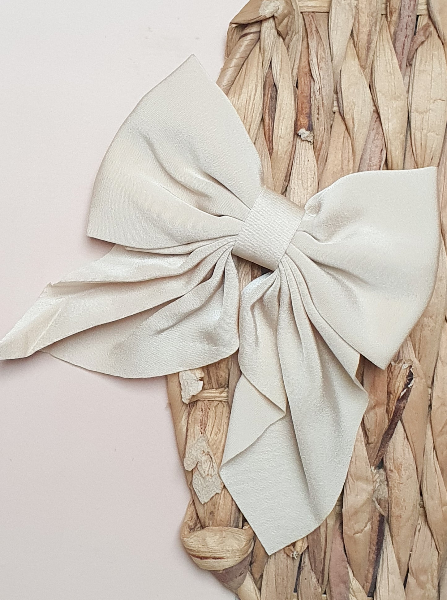 Haarspeld grote strik - Pearl Shine