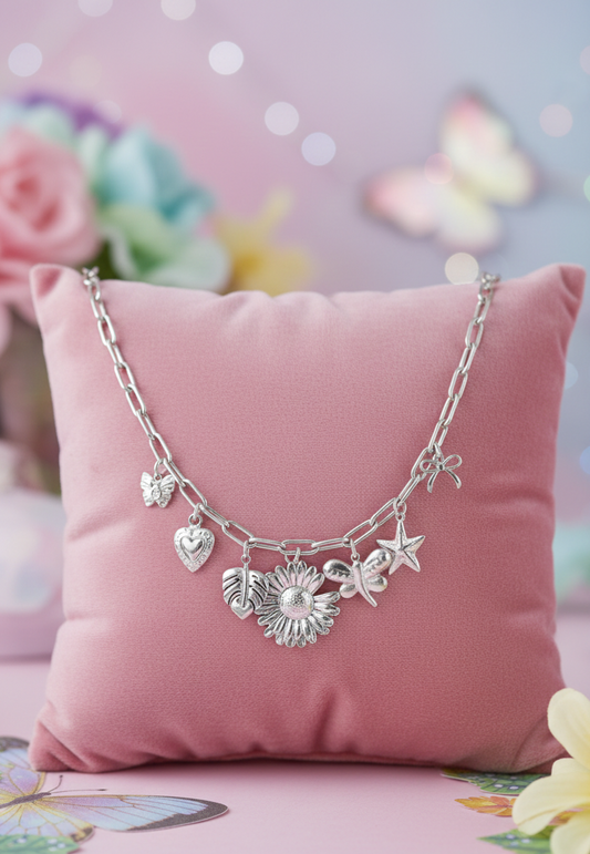 Ketting - Botanical bliss silver