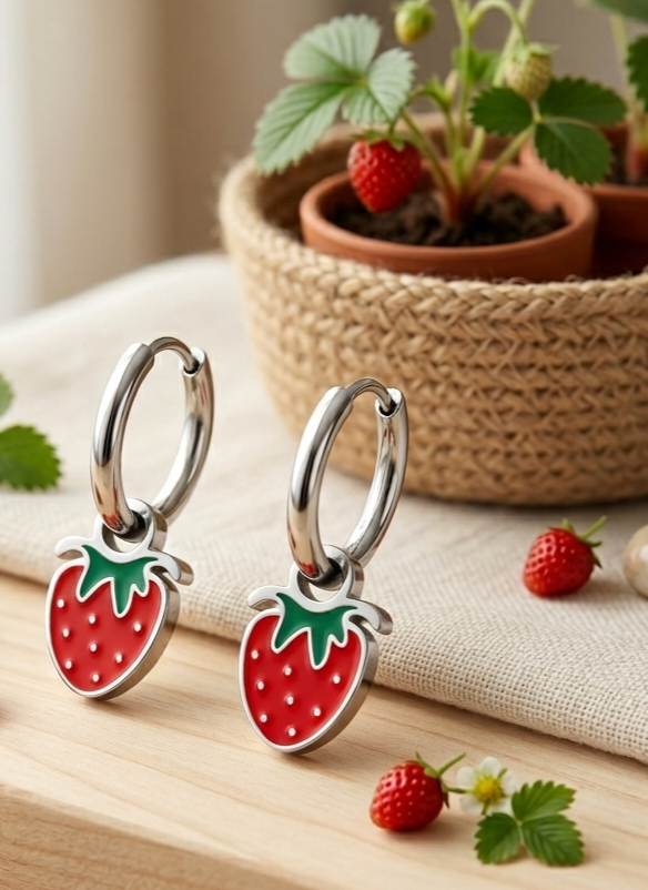 Kinderoorbellen - Strawberry 🍓