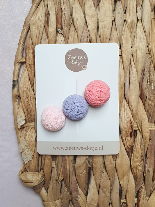Haarspeld - Pastel trio