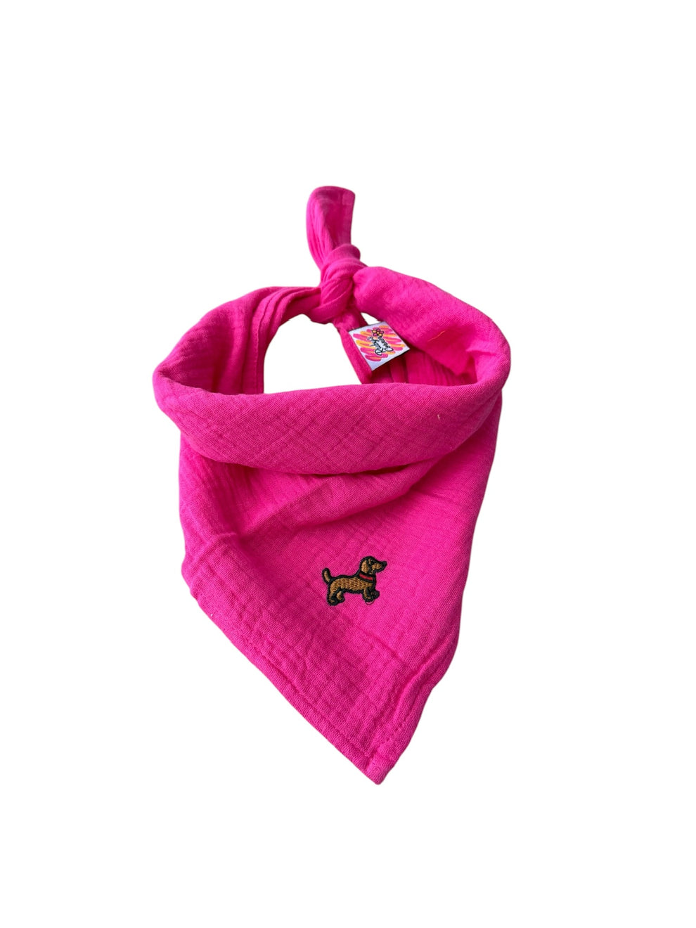 Bandanasjaaltje - Sweet Teckel & Soft Colors