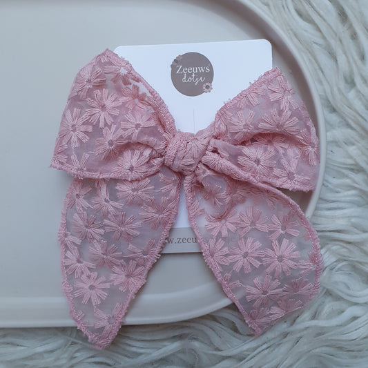 Roze Haarelastiek - ♡  𝑆𝑡𝑟𝑖𝑘 𝑣𝑎𝑛 𝑘𝑎𝑛𝑡