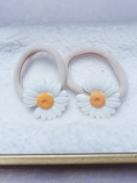 Maxi- elastieken - White Daisy