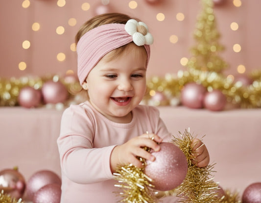 Wrap haarband - 𝐵𝑙𝑜𝑒𝑚 𝑑𝑜𝑛𝑘𝑒𝑟𝑟𝑜𝑧𝑒