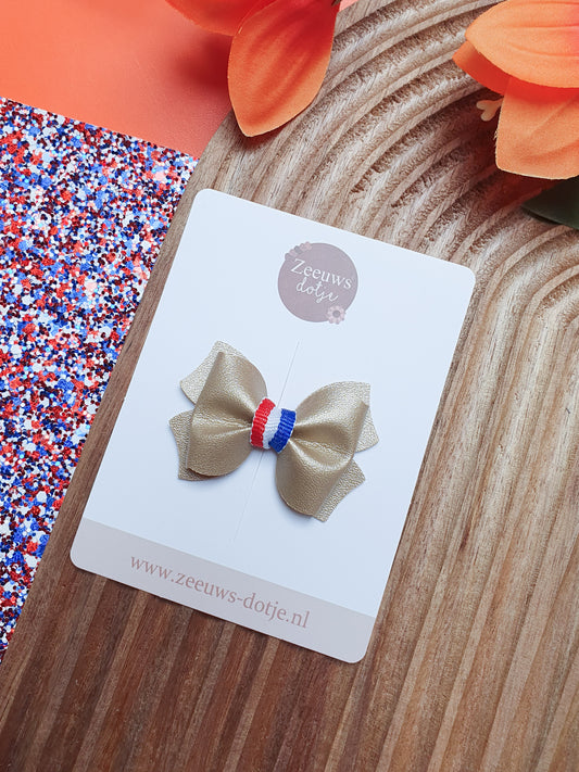 Zelf samenstellen: strikje "Anna-Lynn" – Koningsdag Royal 🇳🇱