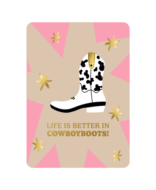 Ansichtkaart - Cowboyboots
