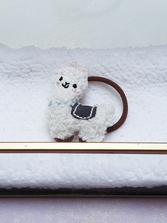 Haarelastiek - Fluffy alpaca