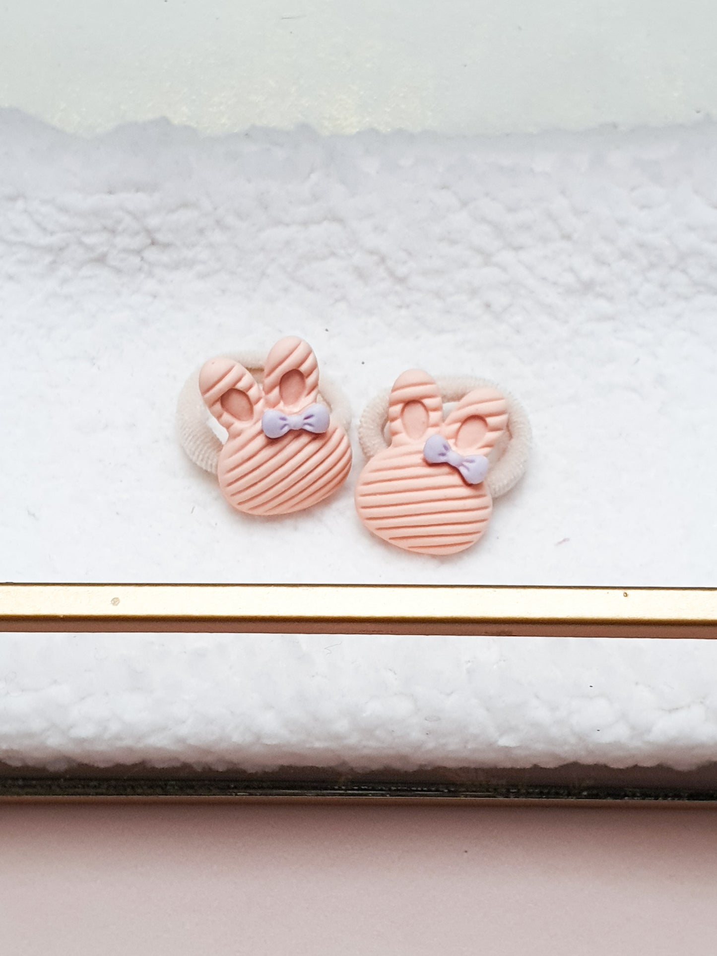 Mini haarelastiek set - Bunny