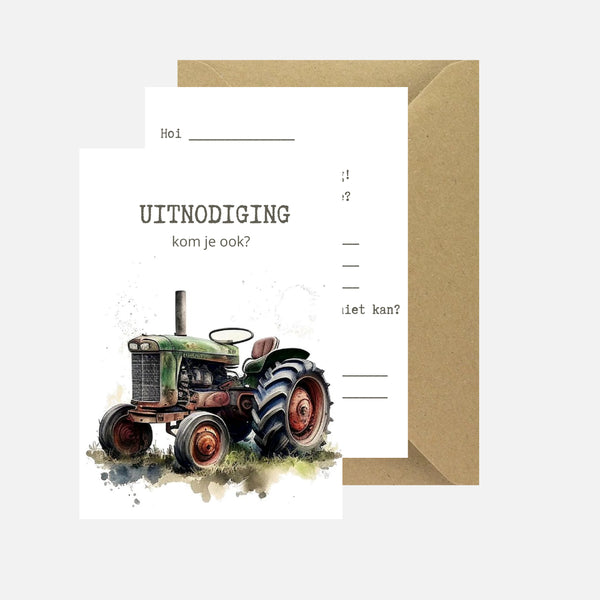 Uitnodiging - Tractor